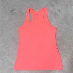 Nike orange workout tank top